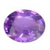 Sapphire Purple Gemstone Oval, Clean